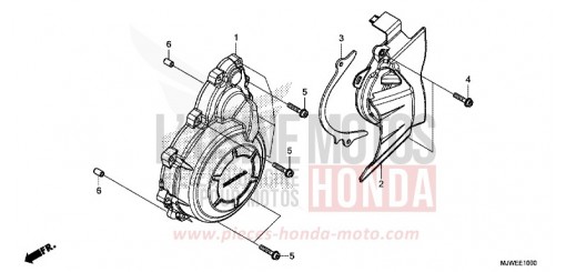 COUVERCLE DE GENERATEUR C.A. CBR500RAG de 2016